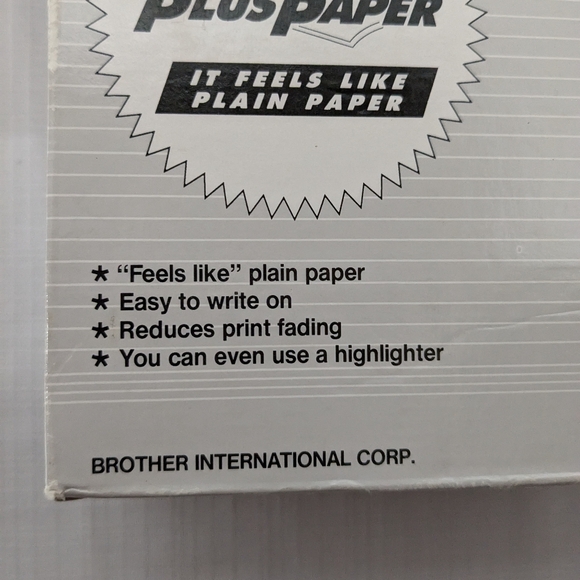 Brother Thermal Plus Fax Paper 2 Rolls  (8.5 In x 164 ft) - Picture 13 of 16